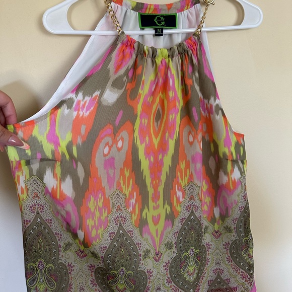 Abstract Halter Top - Picture 3 of 5